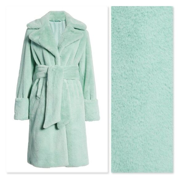 Halogen X Atlantic-Pacific Faux Fur Coat sz Small - Picture 3 of 13